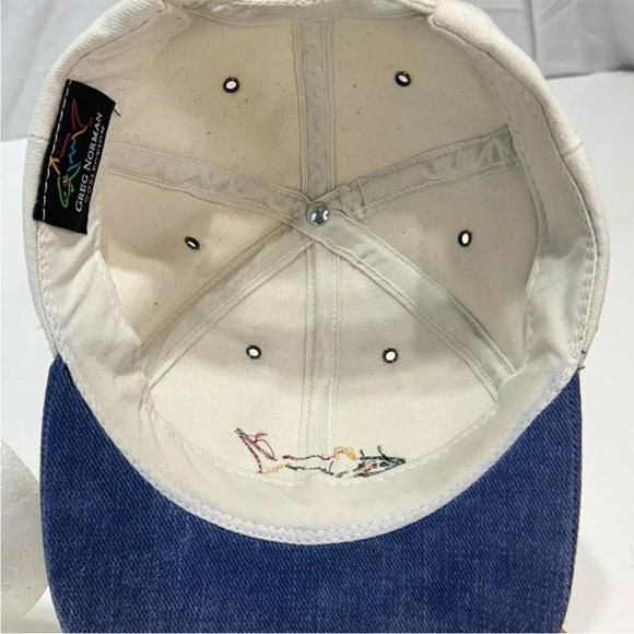 Greg Norman Collection Golf Hat Cap Hook n Loop Adjustable Fit - Picture 6 of 8